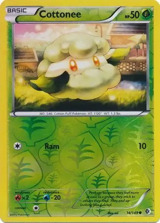 Boundaries Crossed Cottonee #14/149 reverse holo